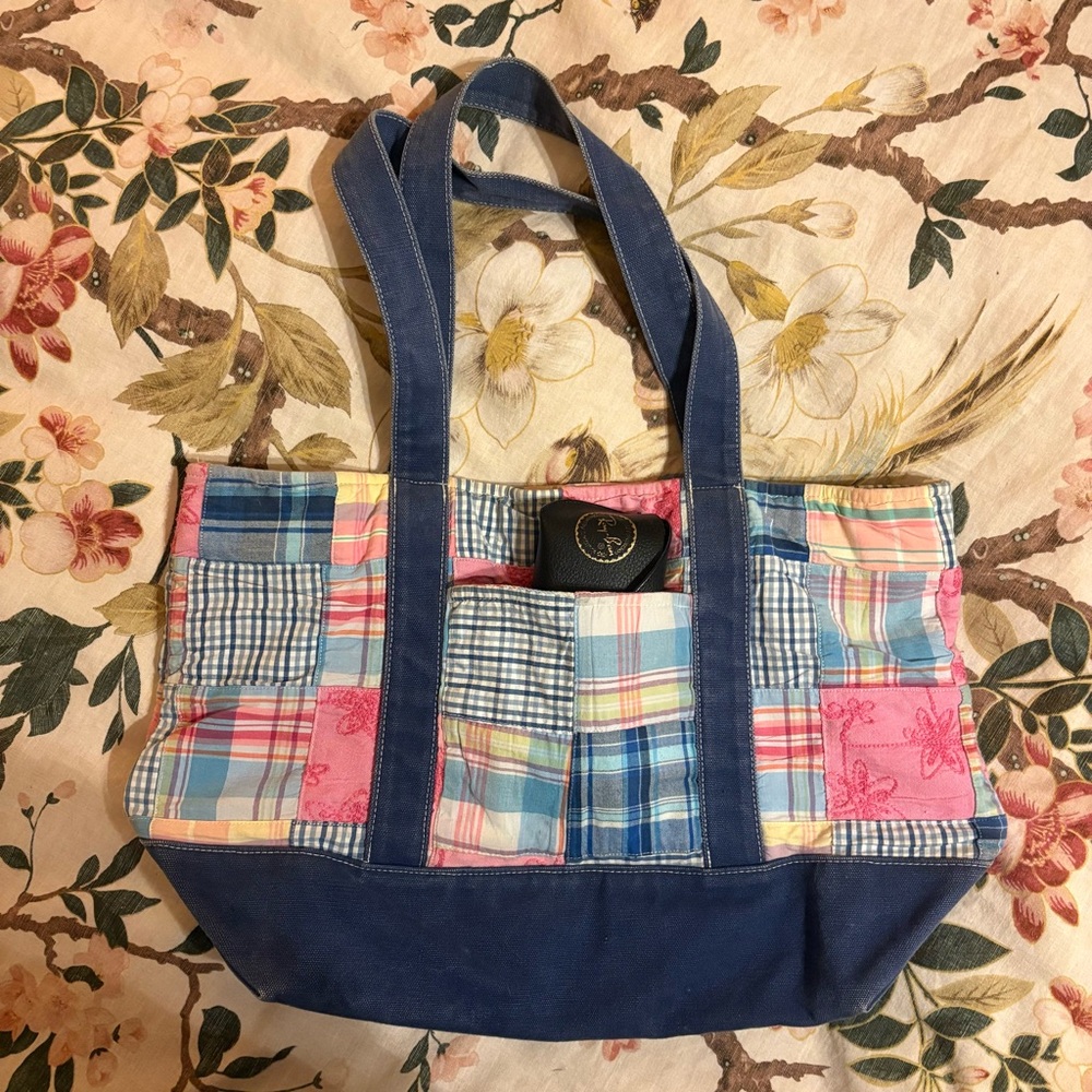 Lily Pulitzer patchwork tote